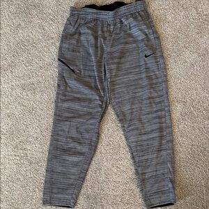 NWT Nike Men's Black and Gray sweatpants